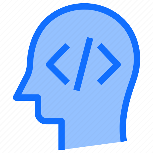 Coding, brain, head, html, thinking, programming icon - Download on Iconfinder