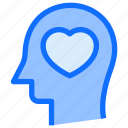 brain, head, like, love, heart, thinking