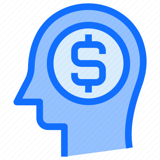Brain, money, head, thinking, coin, dollar icon - Download on Iconfinder