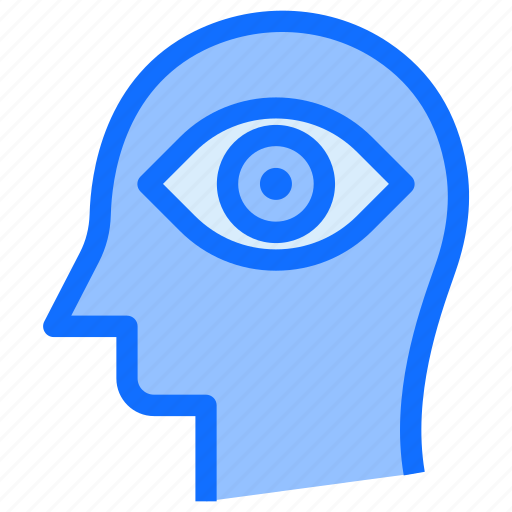 Brain, head, vision, show, eye, thinking icon - Download on Iconfinder
