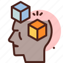 cubes, human, idea, mind, thinking