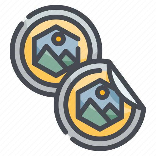 Sticker, logo, logotype, branding, label icon - Download on Iconfinder