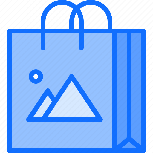 Bag, brand, branding, design, shopping, typography icon - Download on Iconfinder