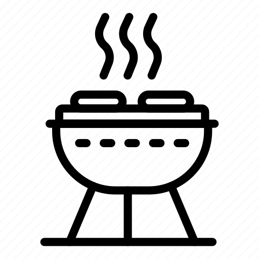 Barbecue, grill, thin, vector, yul960 icon - Download on Iconfinder