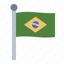 flag, brazil, carnival, brazillian, festive