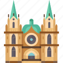 cathedral, sao, paulo, catholic, church