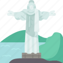 rio, janeiro, christ, landmark, brazil