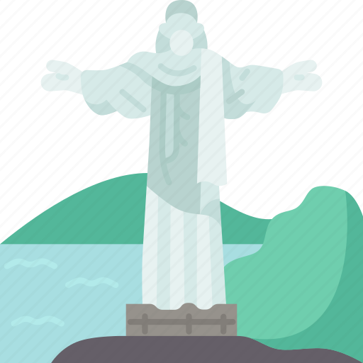 Rio, janeiro, christ, landmark, brazil icon - Download on Iconfinder