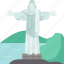 rio, janeiro, christ, landmark, brazil 