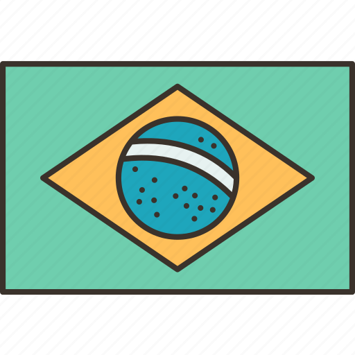 Brazil, flag, national, country, official icon - Download on Iconfinder