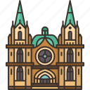 cathedral, sao, paulo, catholic, church