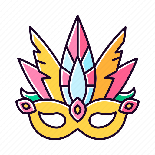 Carnival, costume, festival, mask, masquerade, parade, traditional icon - Download on Iconfinder