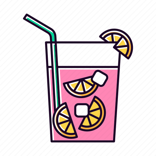 Beverage, brazilian, caipirinha, cocktail, drink, pink, traditional icon - Download on Iconfinder