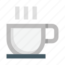 coffee, cup, beverage, hot, mug, breakfast, drink