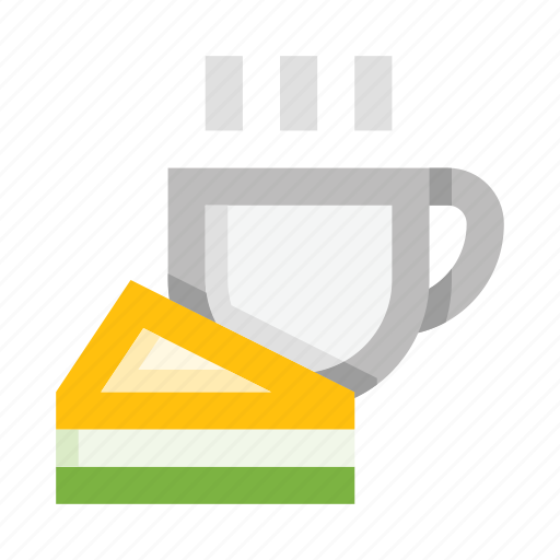 Pie, coffee, tea, sandwich, club sandwich, breakfast, dessert icon - Download on Iconfinder