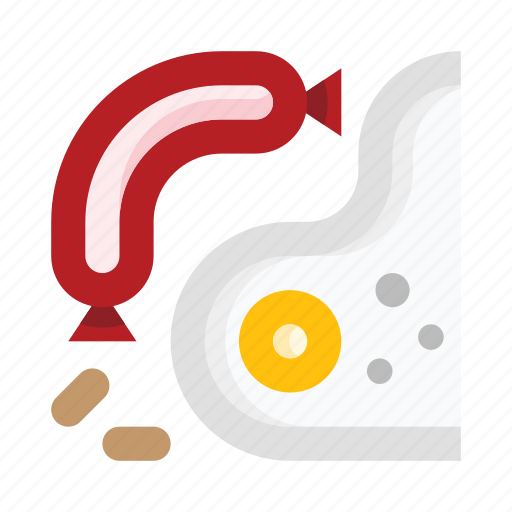 Breakfast, omelet, sausage, beans, food, english breakfast, scrambled eggs icon - Download on Iconfinder
