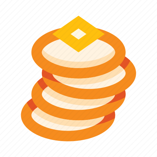 Breakfast, pancakes, food, nutrition, dessert, sweet, butter icon - Download on Iconfinder