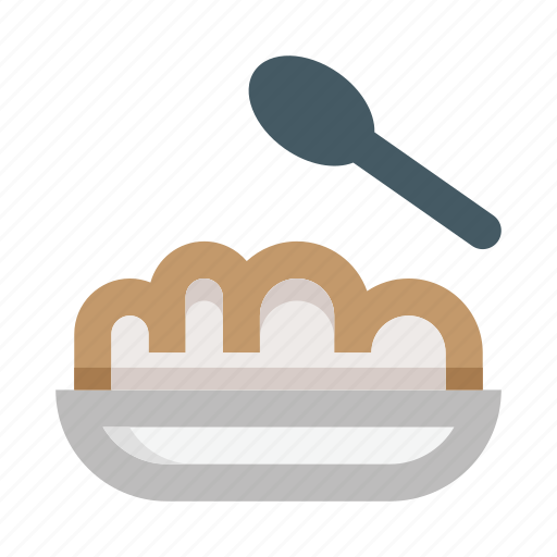 Breakfast, porridge, food, nutrition, plate, spoon, bistro icon - Download on Iconfinder