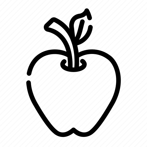 Apple, fruit, organic, vegan, healthy, food, diet icon - Download on Iconfinder