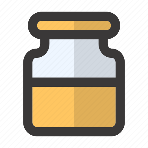Bottle, breakfast, glass jar, homemade, jam, jam jar, jar icon - Download on Iconfinder