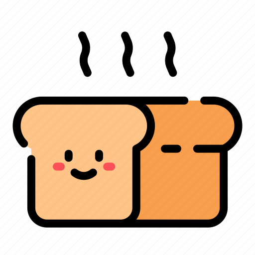 Loaf, bread, bake, cute icon - Download on Iconfinder