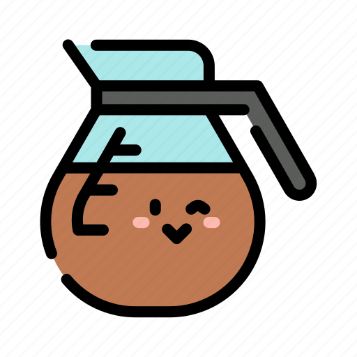 Coffee, maker, pot, cute icon - Download on Iconfinder