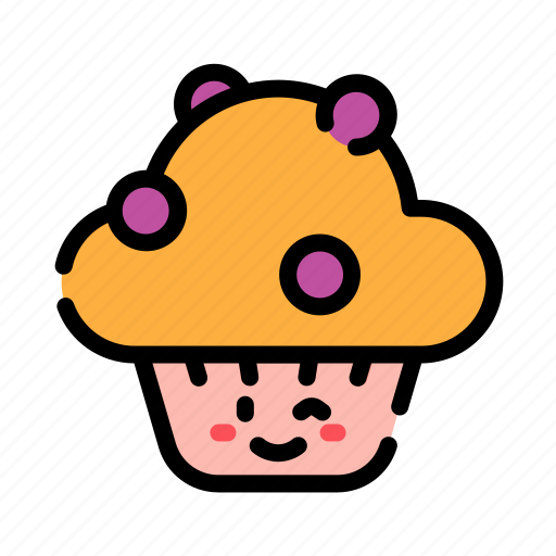Muffin, cupcake, fruit, cute icon - Download on Iconfinder