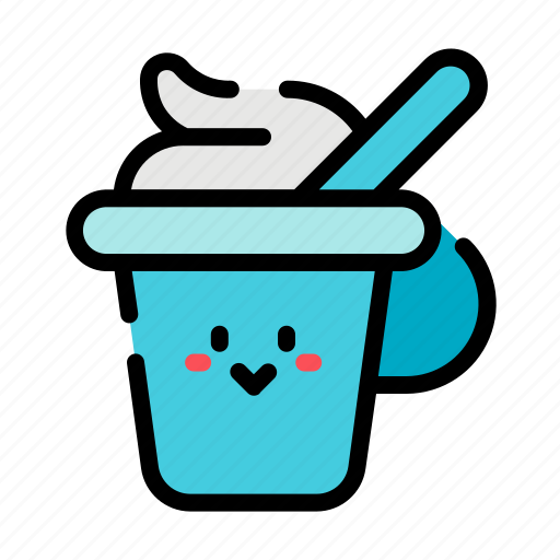 Yogurt, dairy, cup, cute icon - Download on Iconfinder