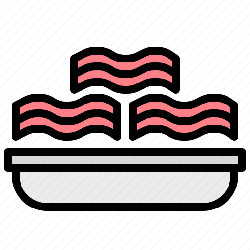 Bacon, bacons, food, strips icon - Download on Iconfinder