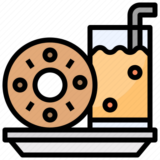 Donut, drink, food, sugar, sweet icon - Download on Iconfinder