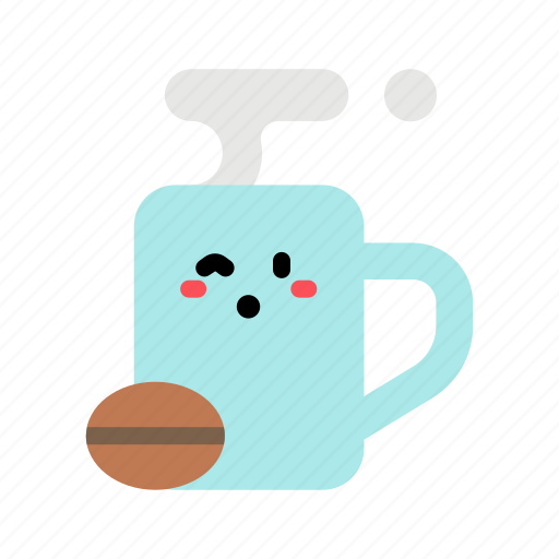 Coffee, mug, bean, cute icon - Download on Iconfinder