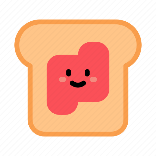 Bread, jam, sandwich, cute icon - Download on Iconfinder