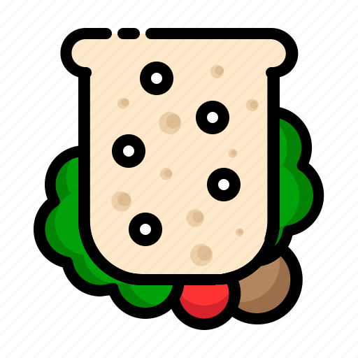 Bread, breakfast, food, healthy, meal, sandwich, vegetable icon - Download on Iconfinder