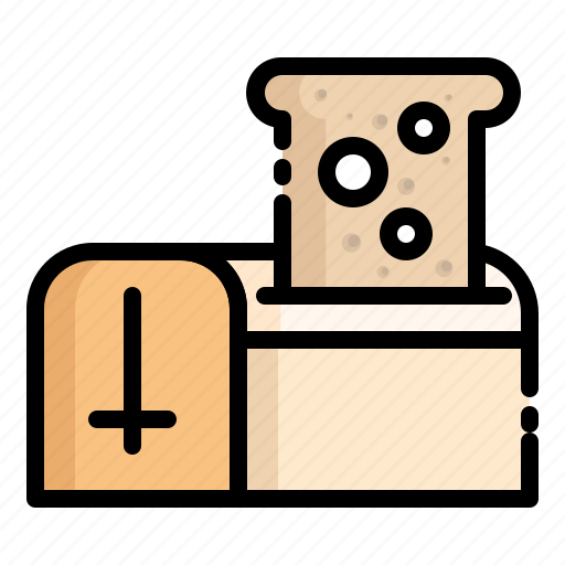 Bread, breakfast, cooking, food, kitchen, meal, toast icon - Download on Iconfinder