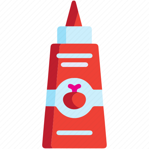 Ketchup, food, tomato paste, kitchen, sauce, spicy icon - Download on Iconfinder