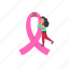 breast, cancer, awareness, ribbon, woman 