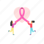 breast, cancer, awareness, teammates, ribbon 