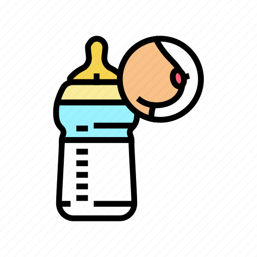 Bottle, feeding, breastfeeding, child, hour, silicone icon - Download on Iconfinder