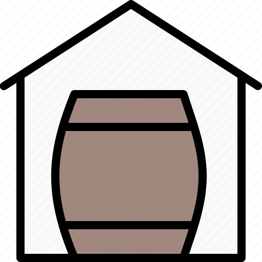 Barrel, beer, brew, home, homemade, tanked, wine icon - Download on Iconfinder