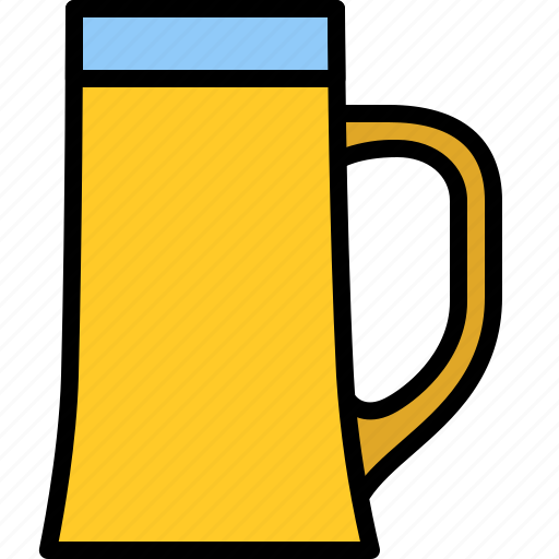 Ale, beer, glass, lager, mug, pub, tankard icon - Download on Iconfinder