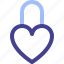 padlock, lock, romance, security, wedding, heart, love 