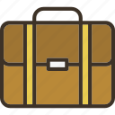 briefcase, office, suitcase