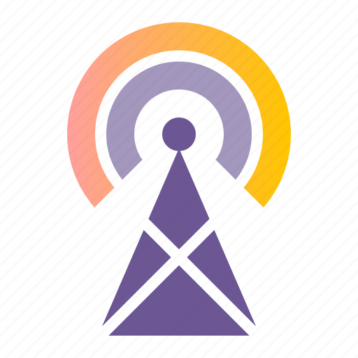 Antenna, broadcast, podcast, signal, station, transmission icon - Download on Iconfinder