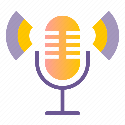 Broadcast, live, mic, microphone, record icon - Download on Iconfinder