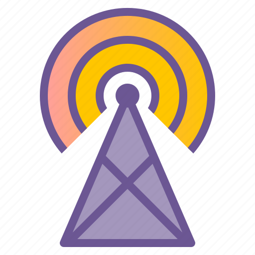 Antenna, broadcast, signal, station, transmission icon - Download on Iconfinder