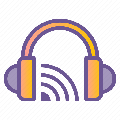 Broadcast, cast, earphone, headphone, live, stream icon - Download on Iconfinder