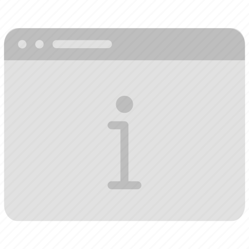 Browser, information, web icon - Download on Iconfinder