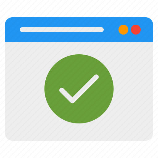 Approved, check, accept, done, checklist, website, browser icon - Download on Iconfinder