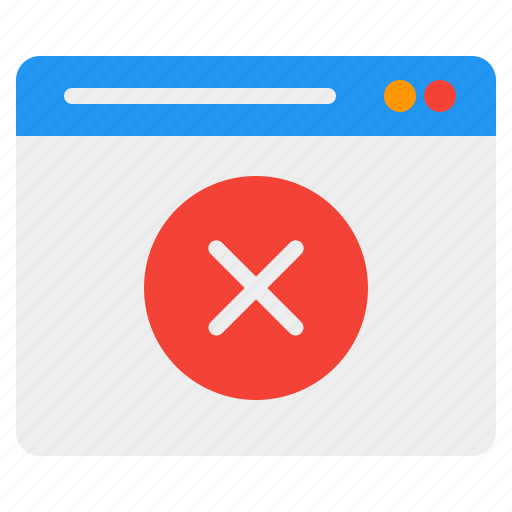 Blocked, ban, forbidden, prohibition, error, website, browser icon - Download on Iconfinder
