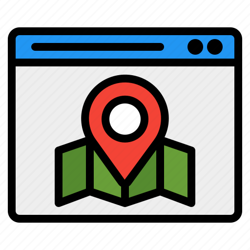 Maps, location, pin, navigation, gps, marker, website icon - Download on Iconfinder
